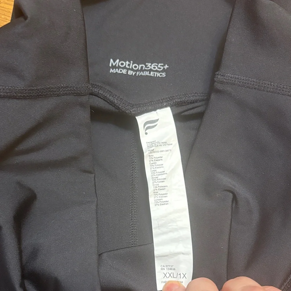 Fabletics Motion365+ Black Leggings - Picture 2 of 4